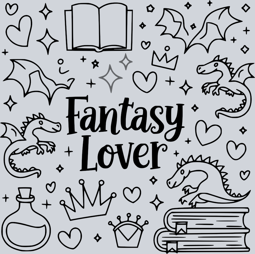 FANTASY LOVER DOODLE BLACK DESIGN