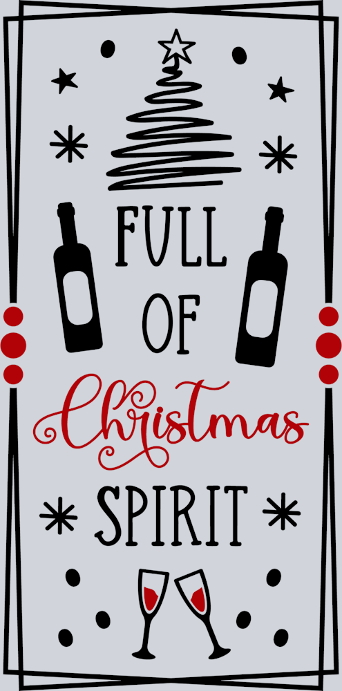 Christmas Wine Bag Design PNG (1)
