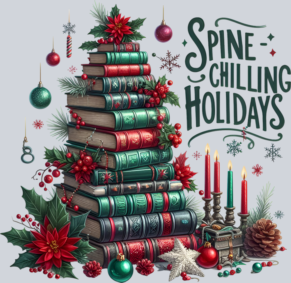 Spine Chilling Holidays Books Decor