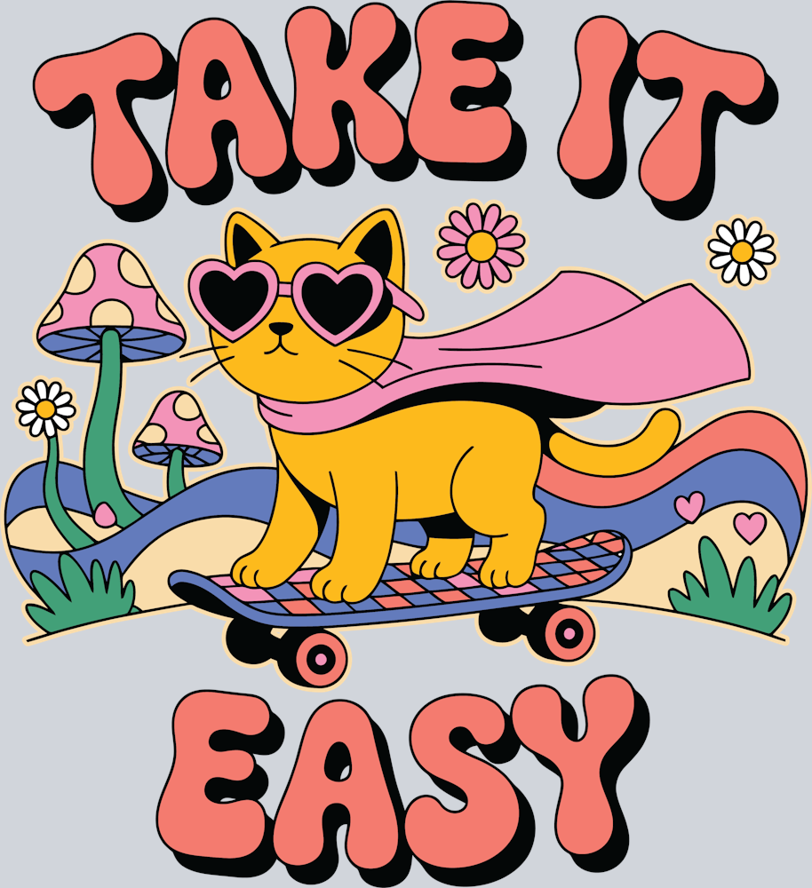 take_it_easy_skateboarding_cat