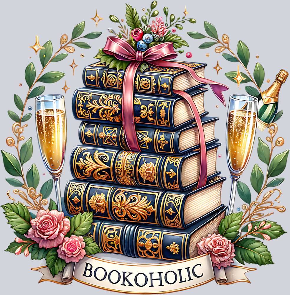 BOOKOHOLIC NAVY BOOKS PNG