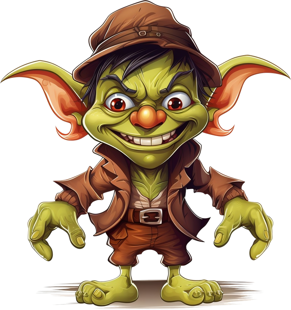 cartoon goblin character design