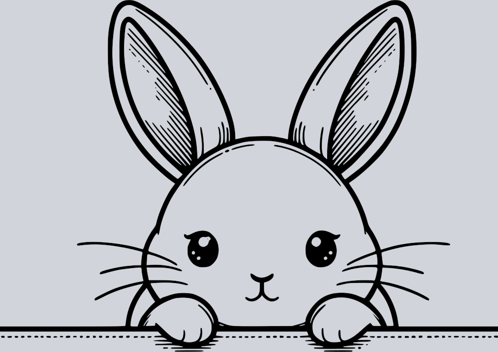Peeking Bunny