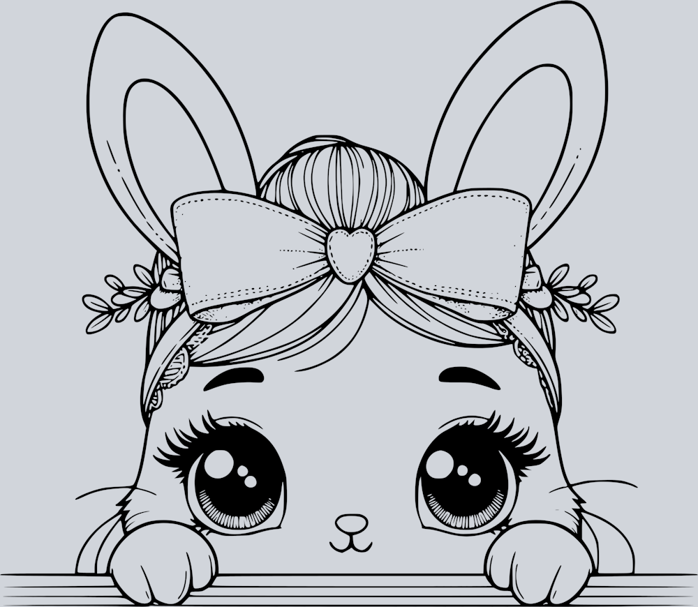 Peeking Bunny 20