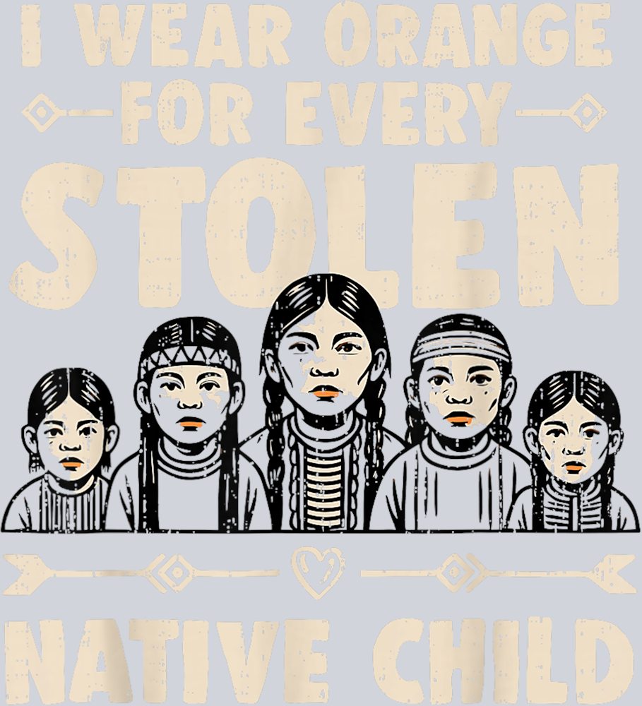 I Wear Orange Every Child Unity Indigenous Native American T-Shirt
