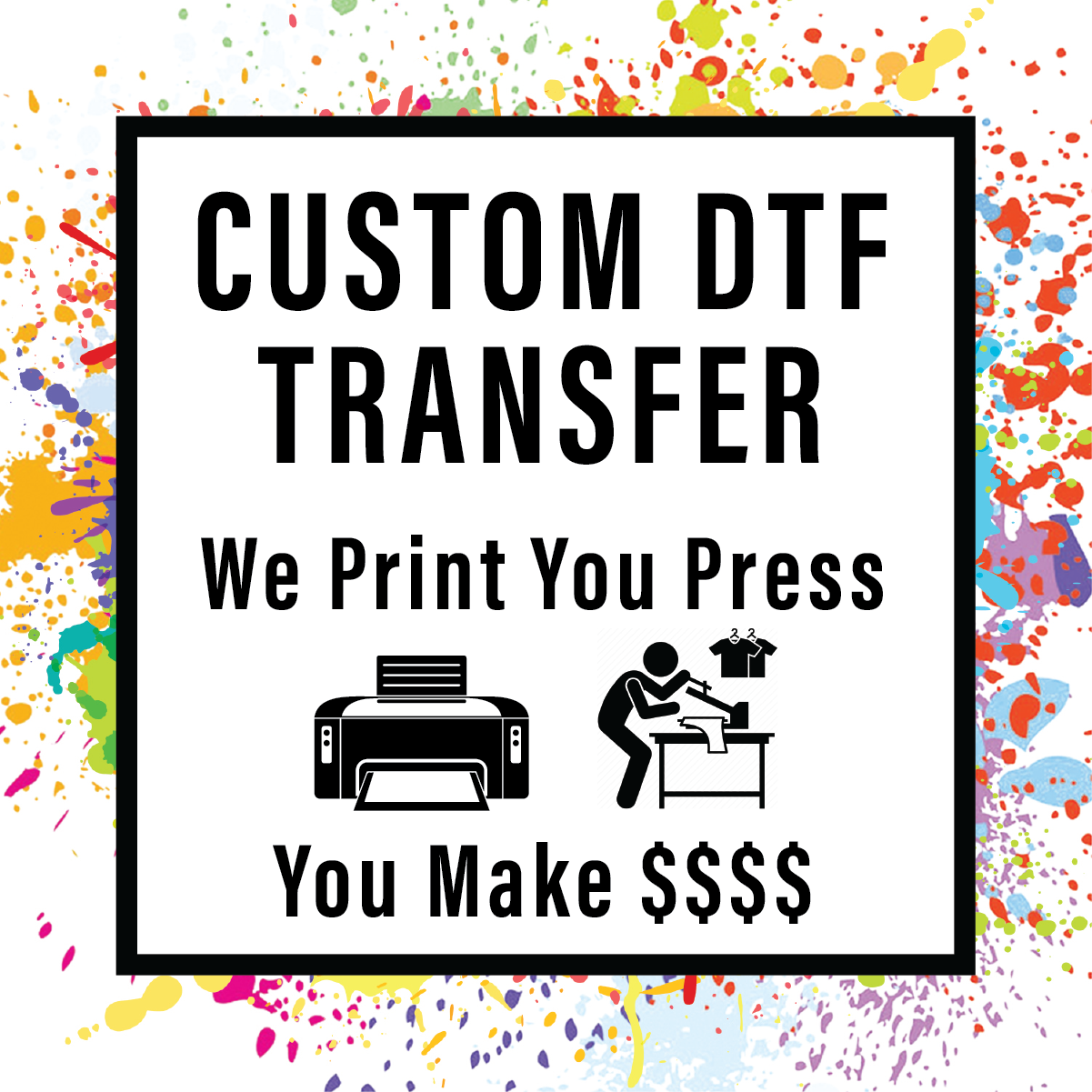 Gang Sheets DTF Custom By The Roll