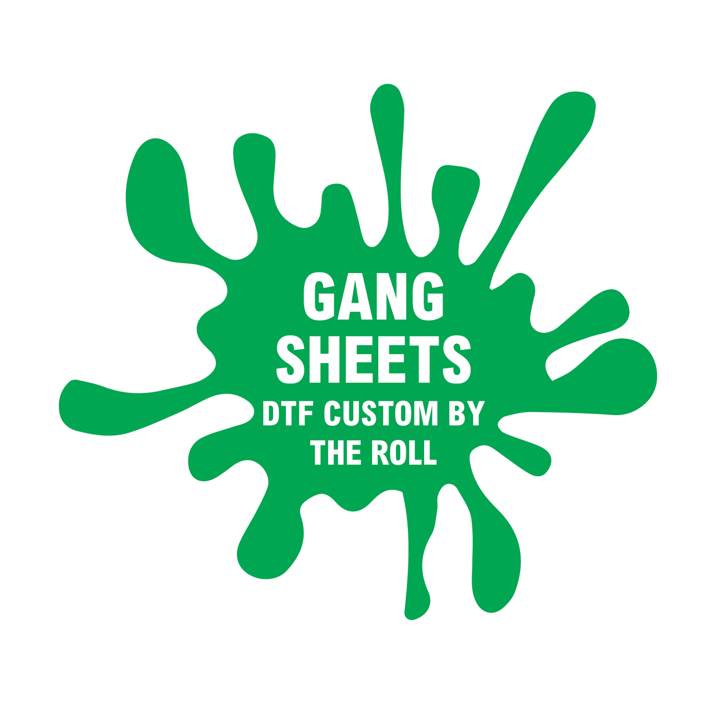 Gang Sheets DTF Custom By The Roll