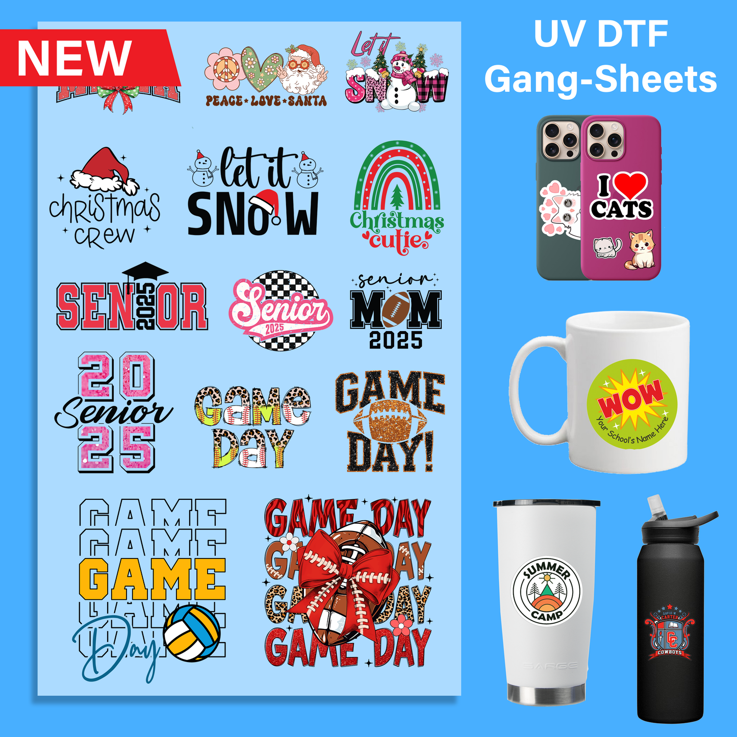 UV DTF Gang Sheet