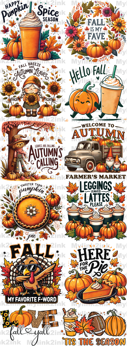 Fall Premade Gang Sheet 22 x 60 (06)