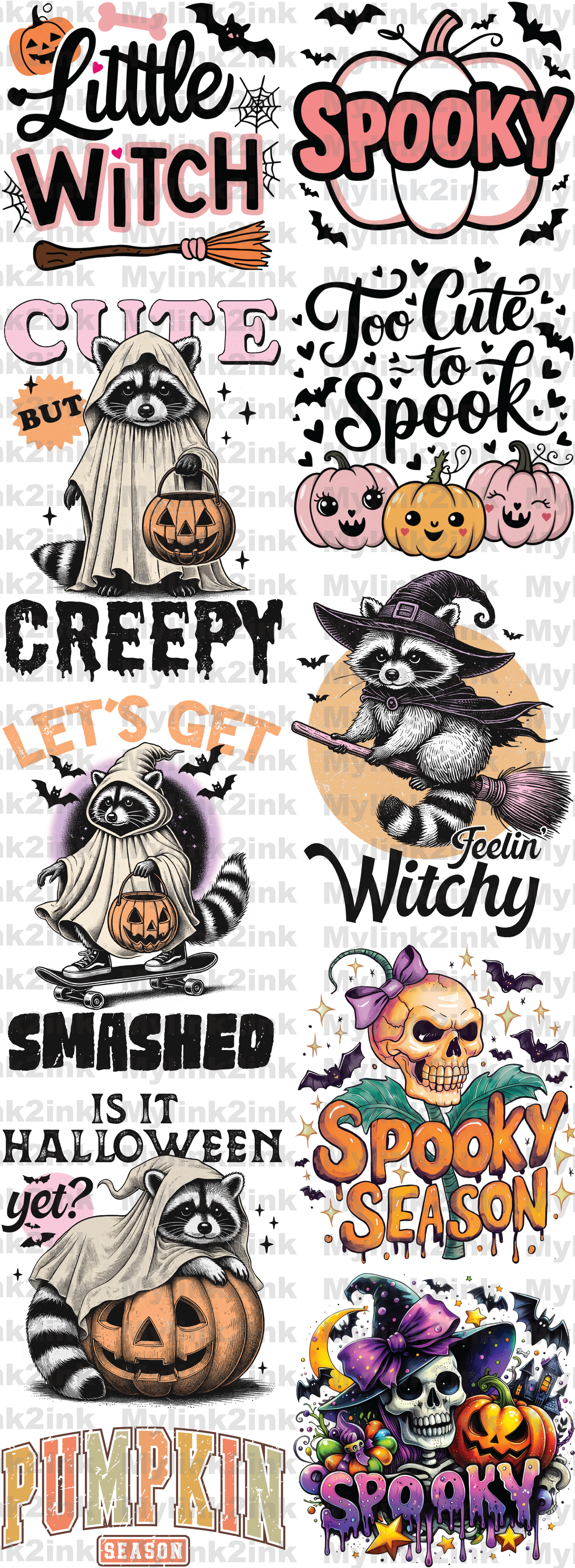 Halloween Premade Gang Sheet 22 x 60 (06)