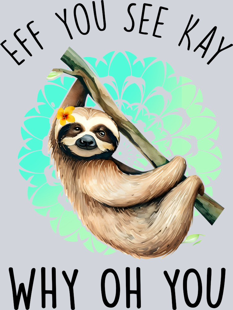 sloth-with-flower-and-background