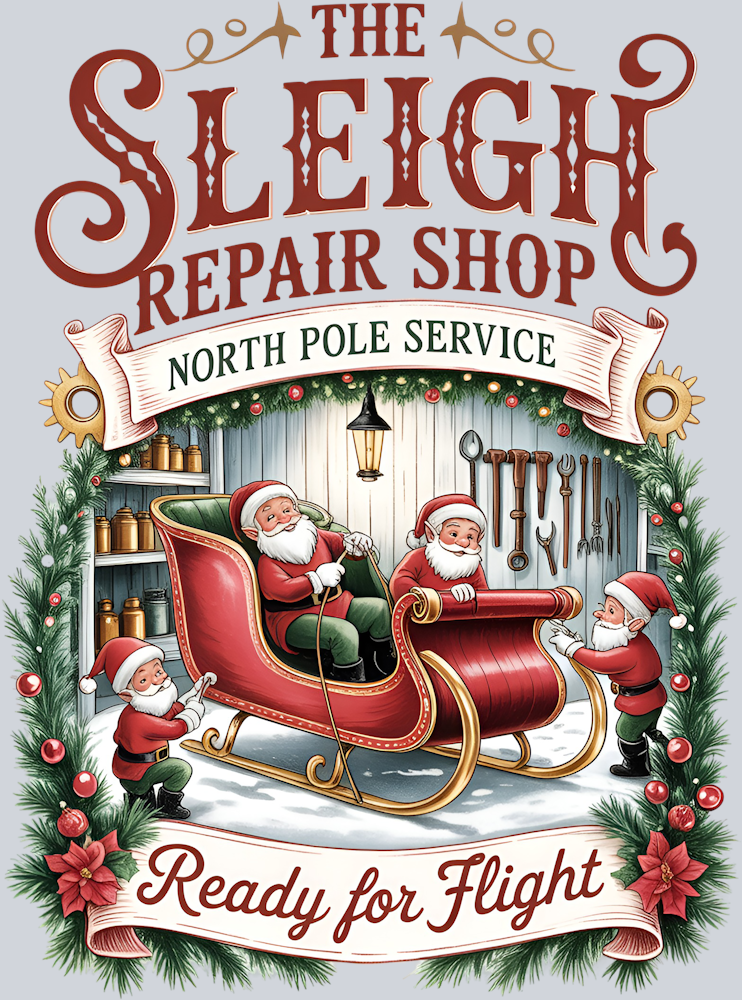 Sleigh Repair Shop North Pole (1)
