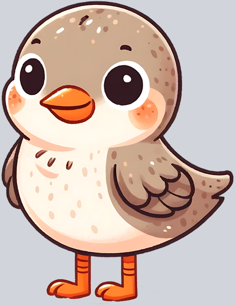 bird with a long beak and orange legs