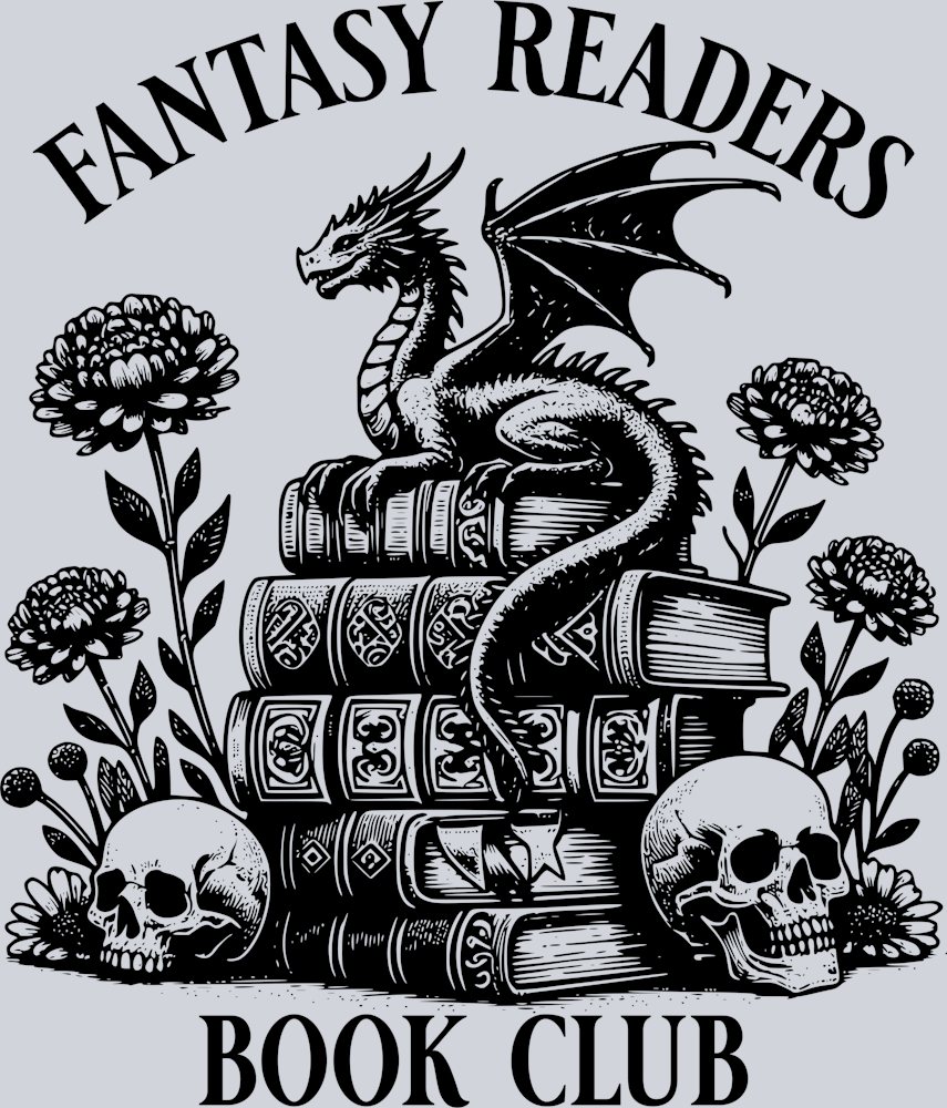 FANTASY READERS BOOK CLUB DRAGON BLACK DESIGN