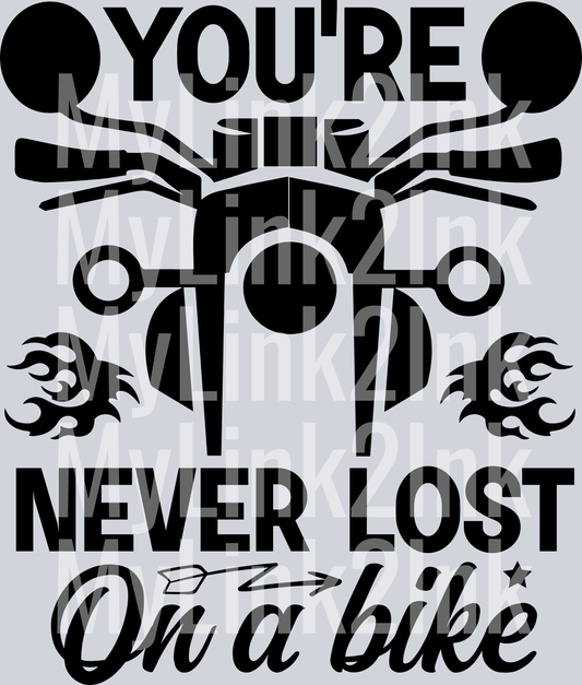 Your Never Lost On A Bike