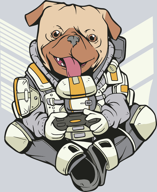 gaming-dog-in-spacesuit