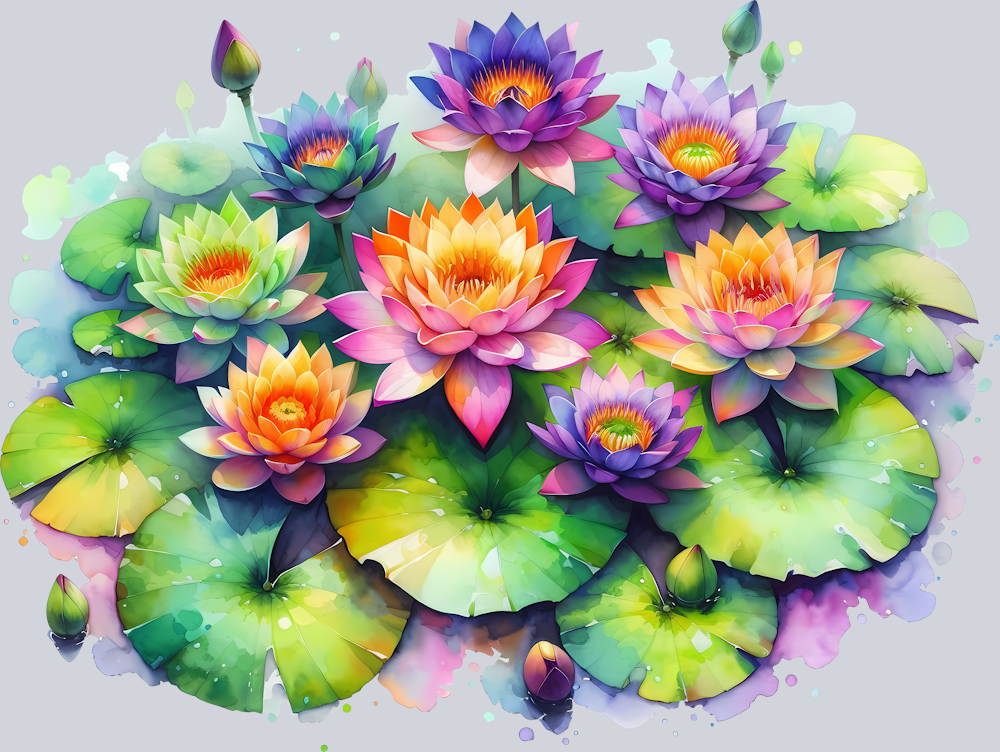 colorful-water-lilies-and-leaves (1)