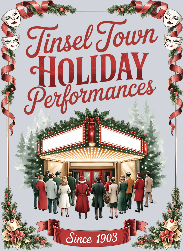 Tinsel Town Holiday Performances Poster