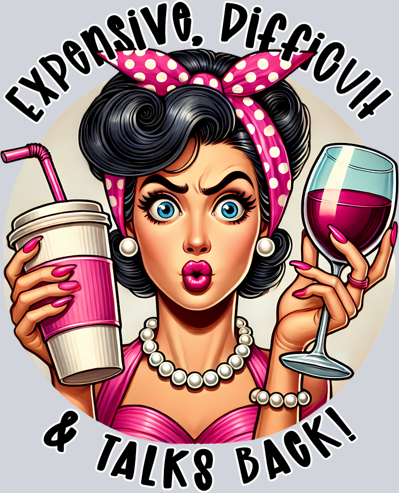 Grumpy Housewife-Expensive Difficult and Talks Back-Pin Up