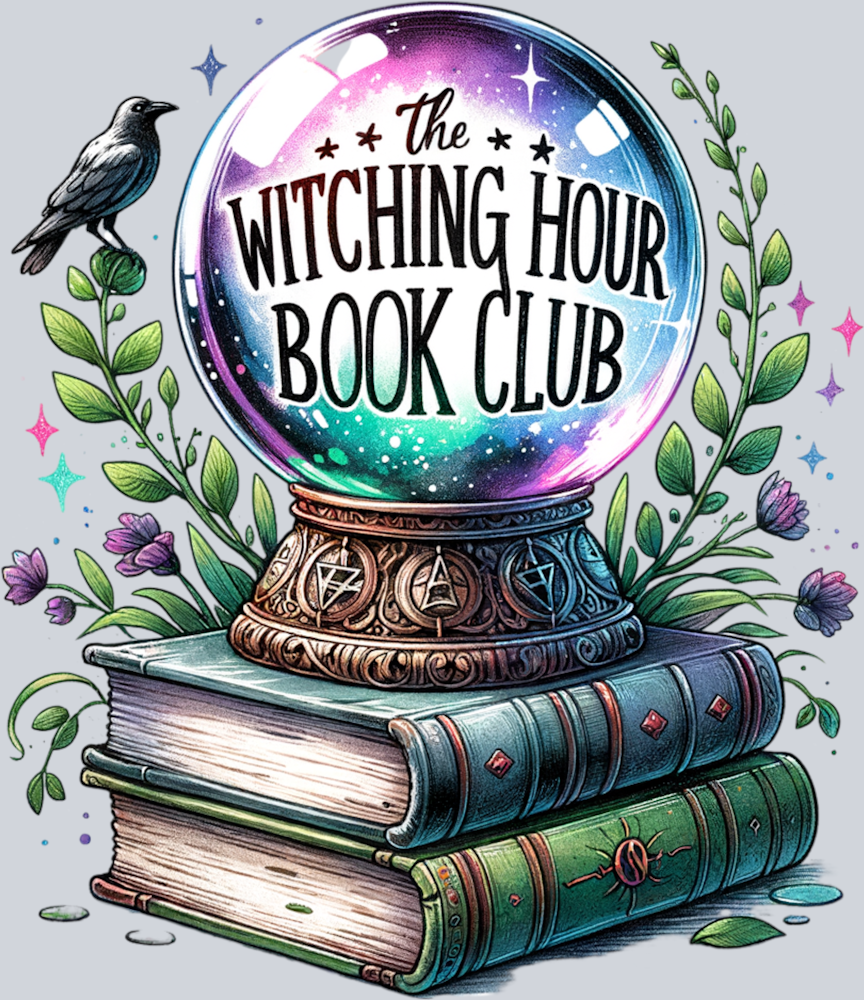 THE WITCHING HOUR BOOK CLUB WATERCOLOR PNG