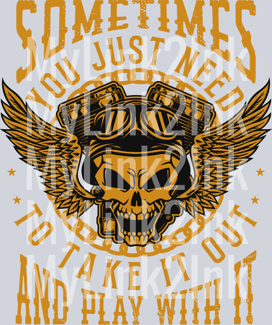 Never Ride Faster than Your Guardian Angel Can Fly