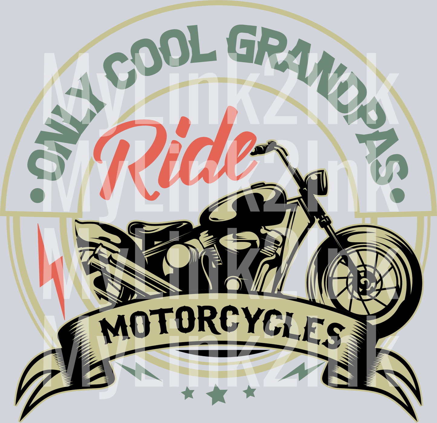Only Cool Grandpas Ride Motorcycles