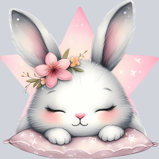 Sleepy Pink Bunny