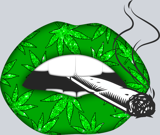 Lip, Cannabis Leaf