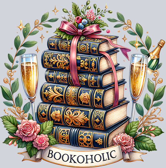 BOOKOHOLIC NAVY BOOKS PNG