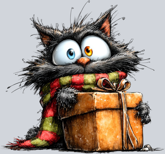 cute_black_cat_with_present