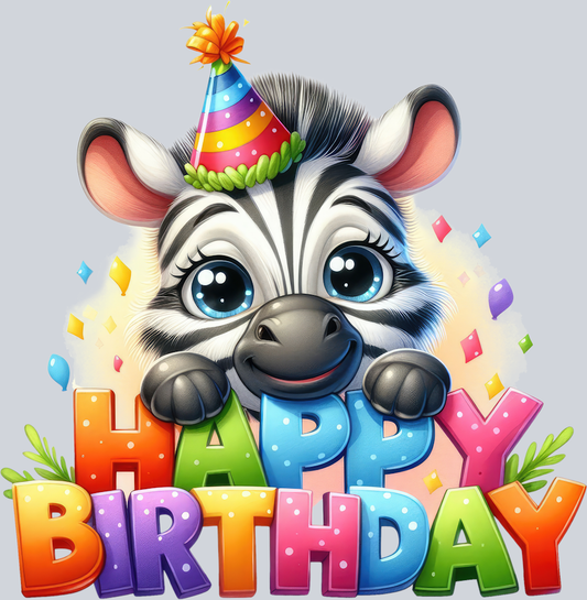 Happy Birthday Zebra