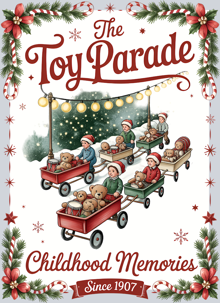 Toy Parade Childhood Memories Artwork