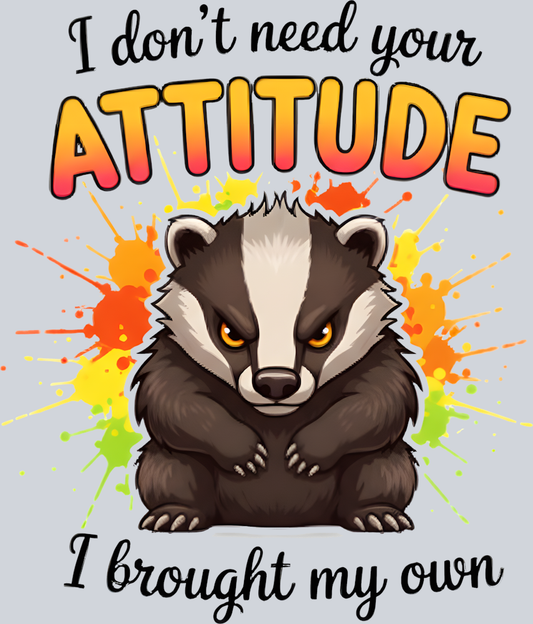 Badger Attitude Coffee Mug Design