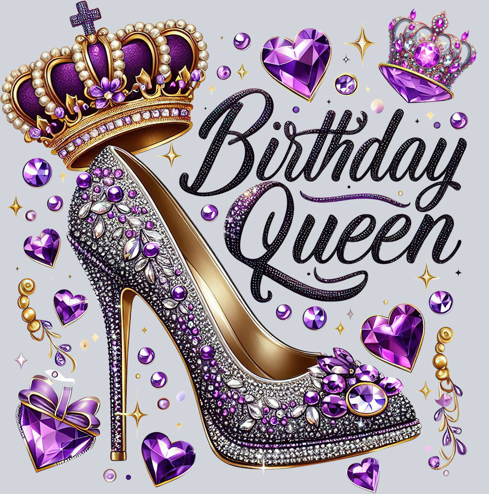 Purple Birthday Queen