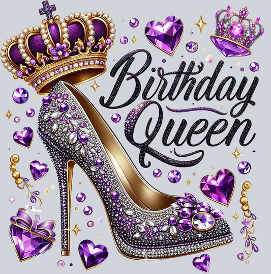 Purple Birthday Queen