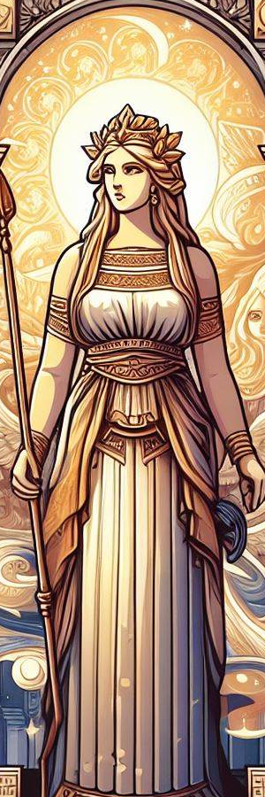 Greek Goddess Illustration