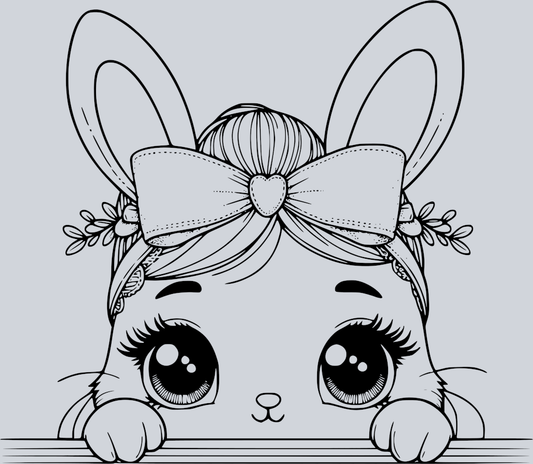 Peeking Bunny 20