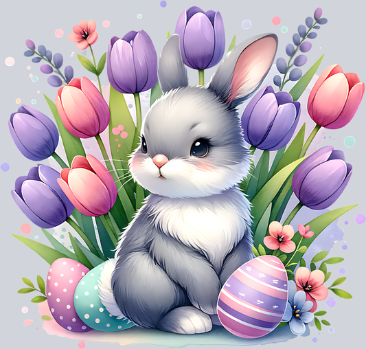 GRAY BUNNY PNG