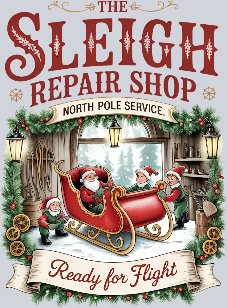 Sleigh Repair Shop North Pole