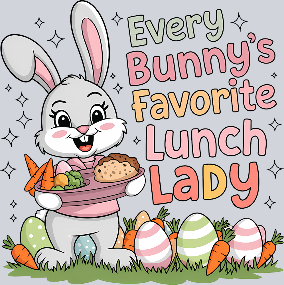 Bunny Lunch Lady Design