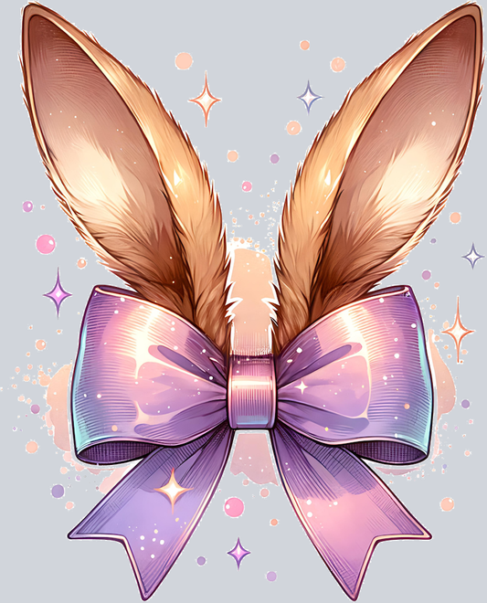 BUNNY EARS WITH BOW PNG