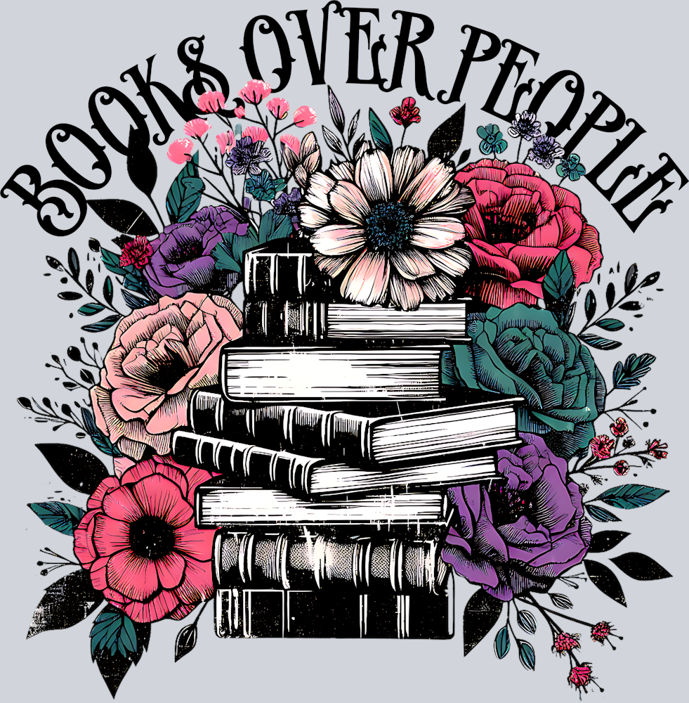 BOOKS OVER PEOPLE 2 PNG