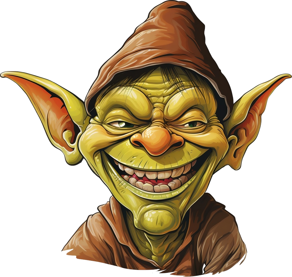 cartoonish-green-elf-smiling