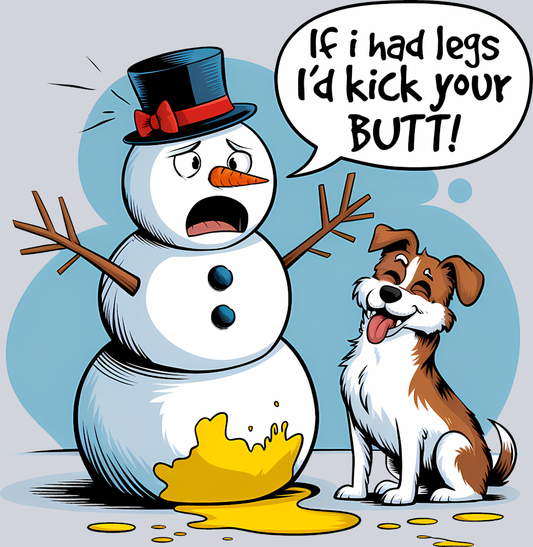 funny-snowman-dog-cartoon