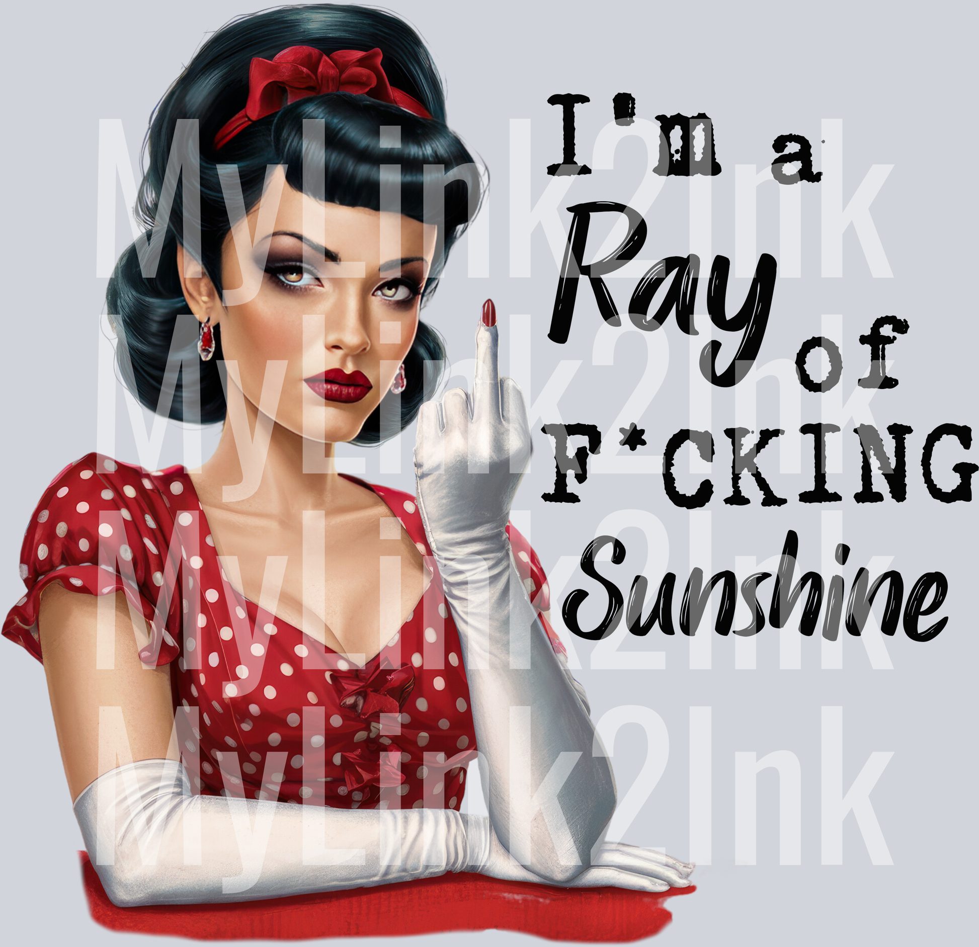 I'm a Ray of F*cking Sunshine Pin Up