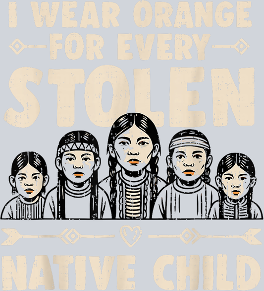 I Wear Orange Every Child Unity Indigenous Native American T-Shirt