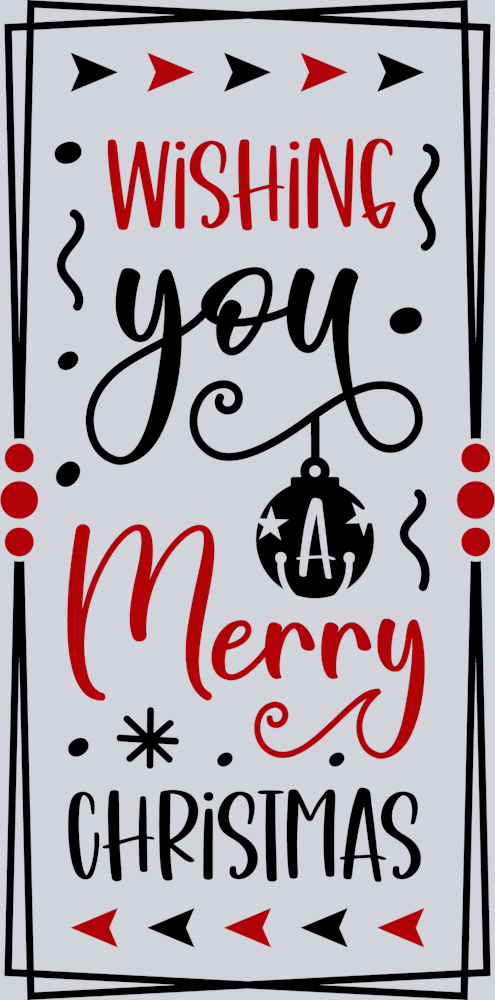 Merry Wishing Wine Bag Design