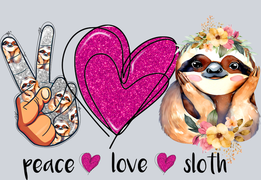 sloth-love-peace-graphic