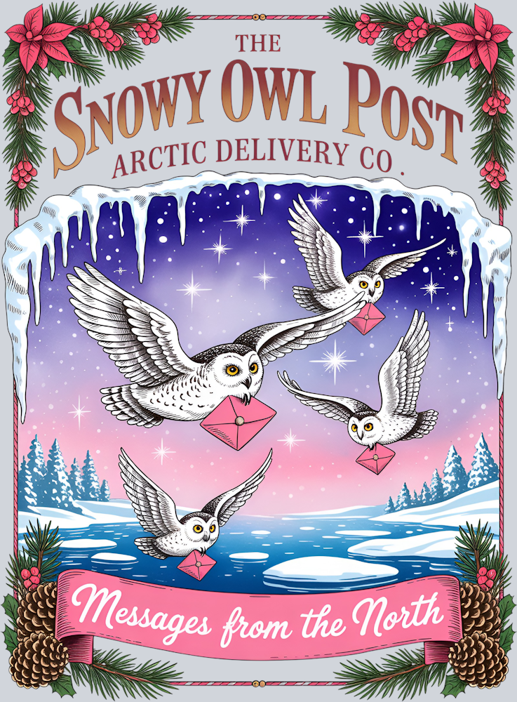 Snowy Owl Post Delivery Design