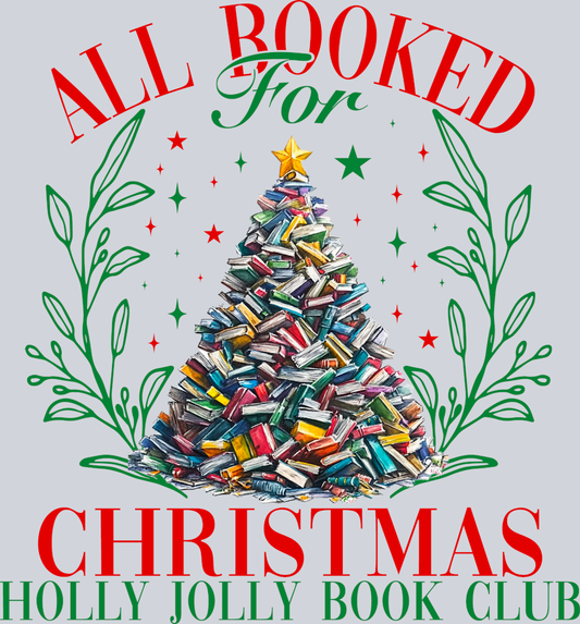 All Booked For Christmas Design